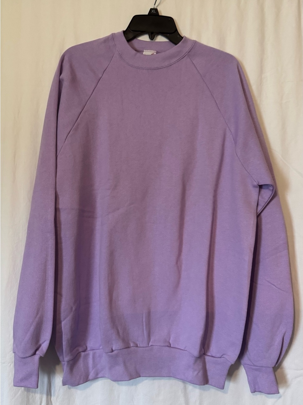 Vintage Men’s 90s Jerzees Made in USA Lavender Crewneck Sweatshirt L